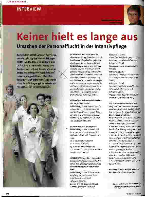 Vorschauseite 1: Keiner hielt es lange aus
