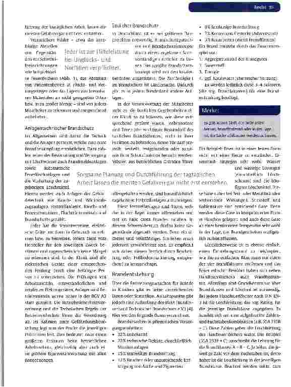 Vorschauseite 3: ARBEITSSICHERHEIT UND ORGANISATIONBrandschutz im Klinikalltag