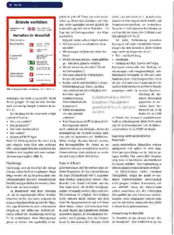 Vorschauseite 6: ARBEITSSICHERHEIT UND ORGANISATIONBrandschutz im Klinikalltag