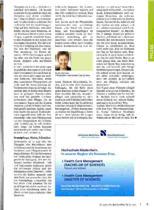 Vorschauseite 2: Anspruchsvoll, aber zukunftsträchtig
