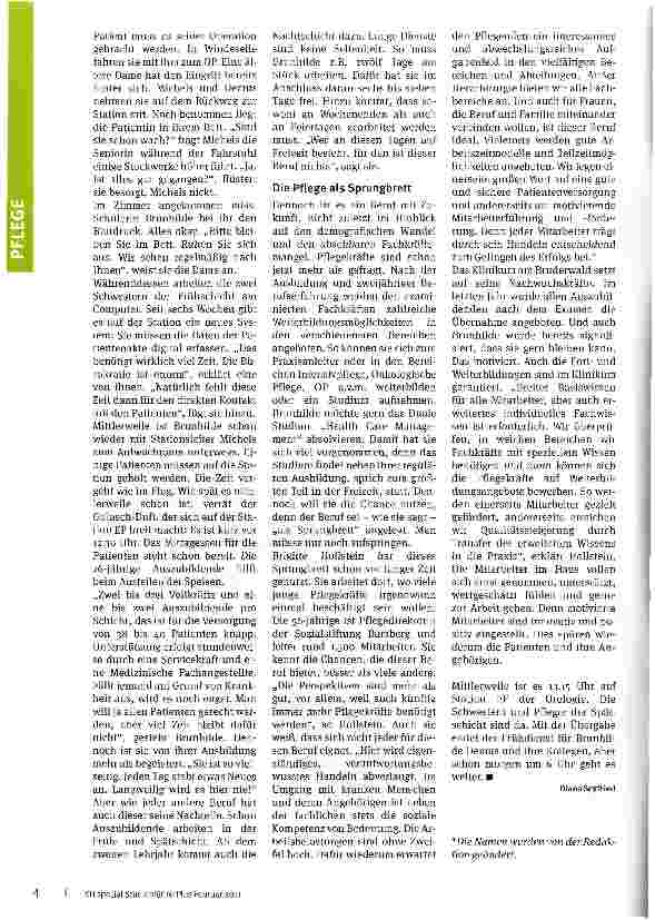 Vorschauseite 3: Anspruchsvoll, aber zukunftsträchtig