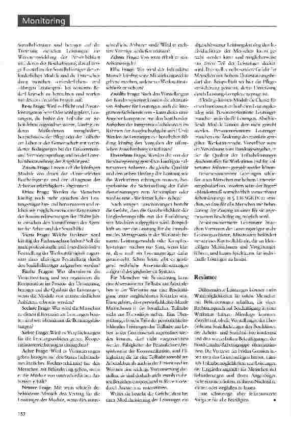 Vorschauseite 3: Teilhabeziel Arbeit