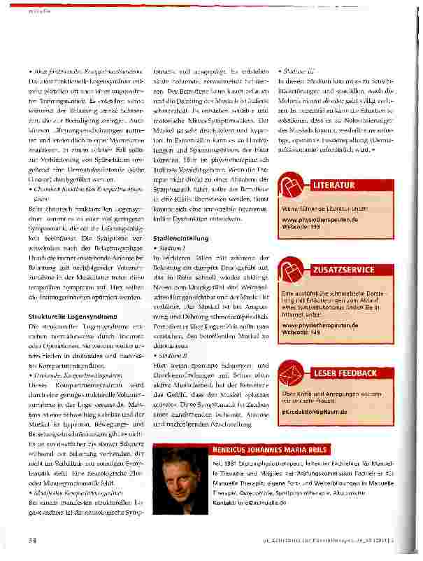 Vorschauseite 4: Logenund Kompartmentsyndrome