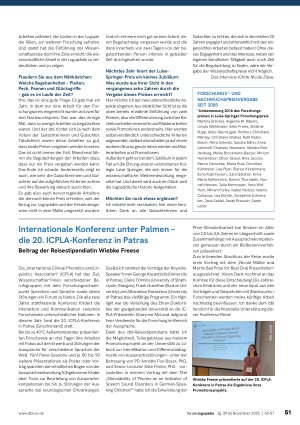 Vorschauseite 2: Die Geschichte der dbl-Wissenschaftspreise
