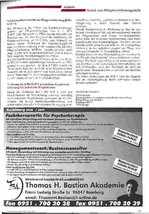 Vorschauseite 4: Die Novellierung des SGB XI durch das Pflegeleistungs-Ergänzungsgesetz (PflEG)