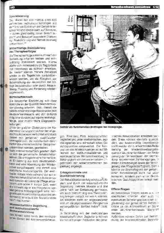 Vorschauseite 3: Geriatrische Rehabilitation: Das Betzdorfer Modell