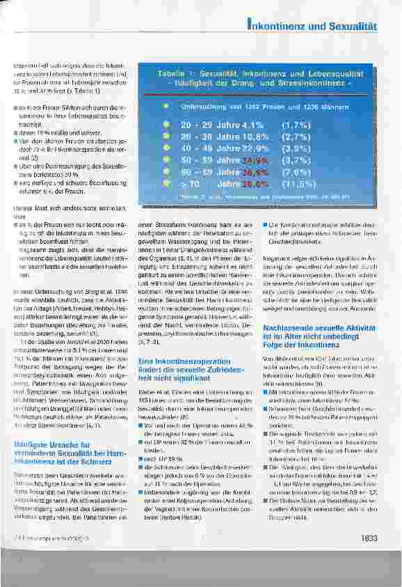 Vorschauseite 2: Inkontinenz, Sexualität und Lebensqualität