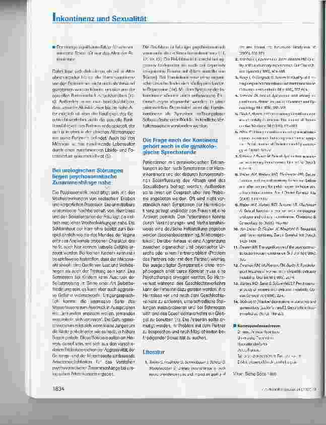 Vorschauseite 3: Inkontinenz, Sexualität und Lebensqualität