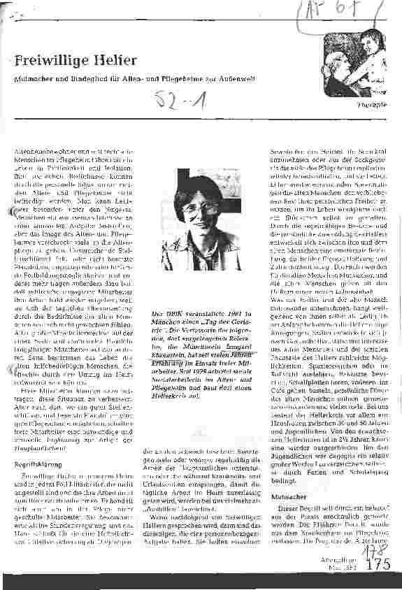 Vorschauseite 1: Freiwillige Helfer