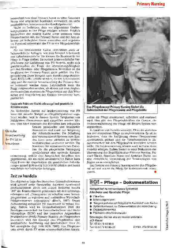 Vorschauseite 5: Mehr Handlungsfreiheit für die Pflege
