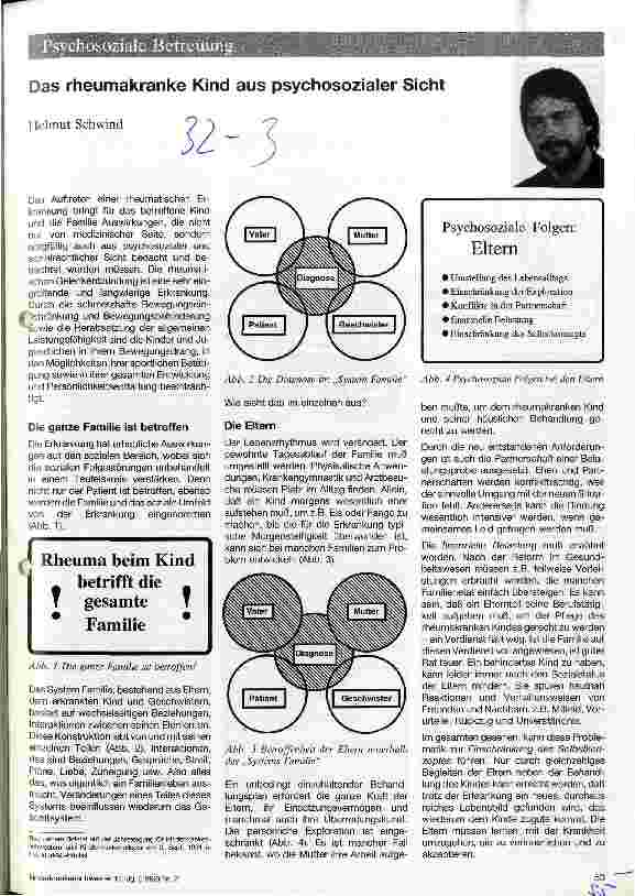 Vorschauseite 1: Das rheumatische Kind aus psychosozialer Sicht
