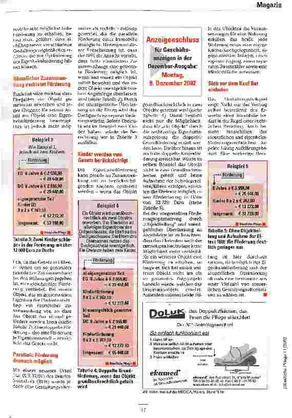 Vorschauseite 2: Sich die Eigenheimzulage sichern