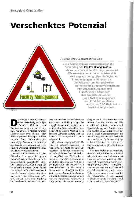 Vorschauseite 1: Verschenktes Potenzial