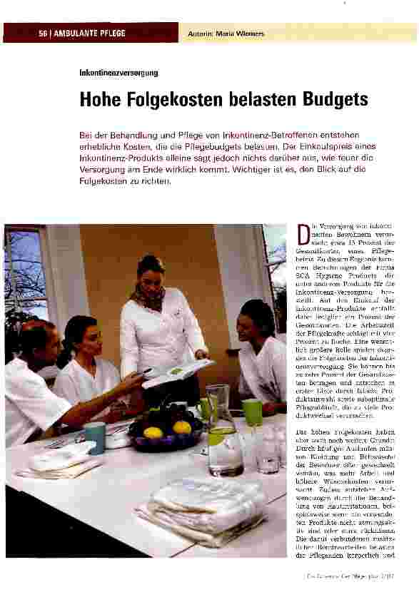 Vorschauseite 1: Hohe Folgekosten belasten Budgets