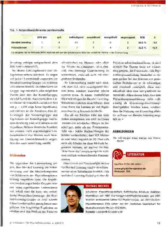 Vorschauseite 4: Blended Learning in der Physiotherapie ausbildung