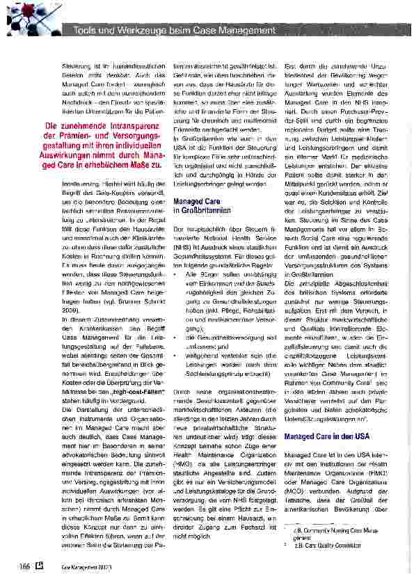 Vorschauseite 3: Tools und Werkzeuge beim Case Management