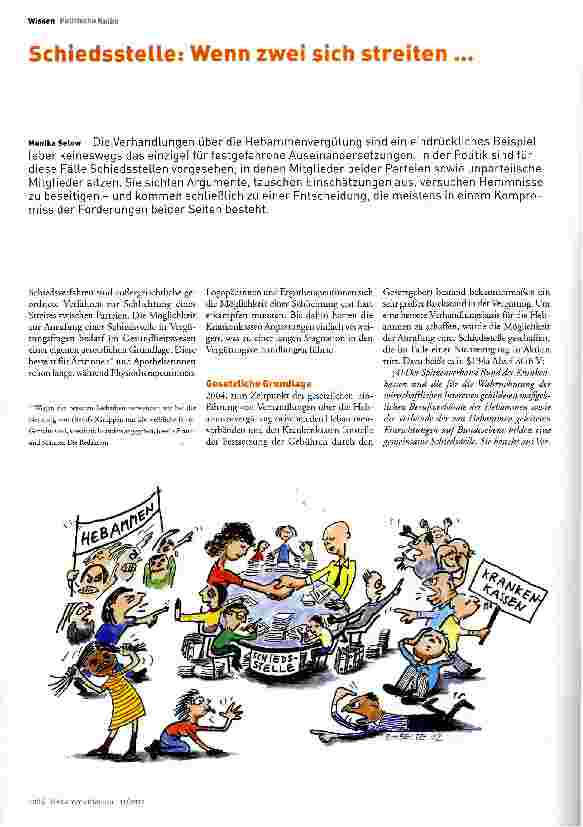 Vorschauseite 1: Schiedsstelle: Wenn zwei sich streiten