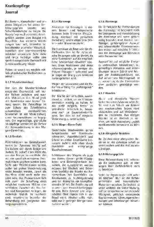 Vorschauseite 6: Pflege bei zytostatischer Tumorbehandlung