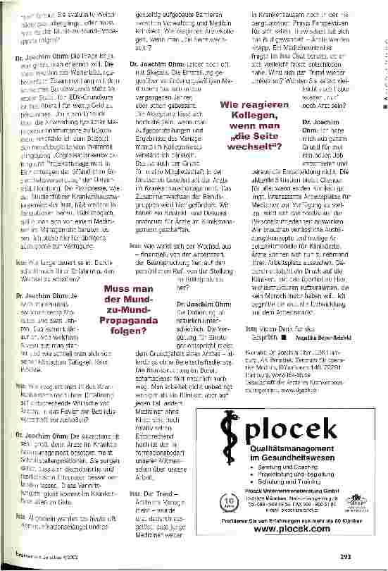 Vorschauseite 2: Ärzte im Klinikmanagement Mediziner wechseln das Berufsfeld - auf welchem Weg?