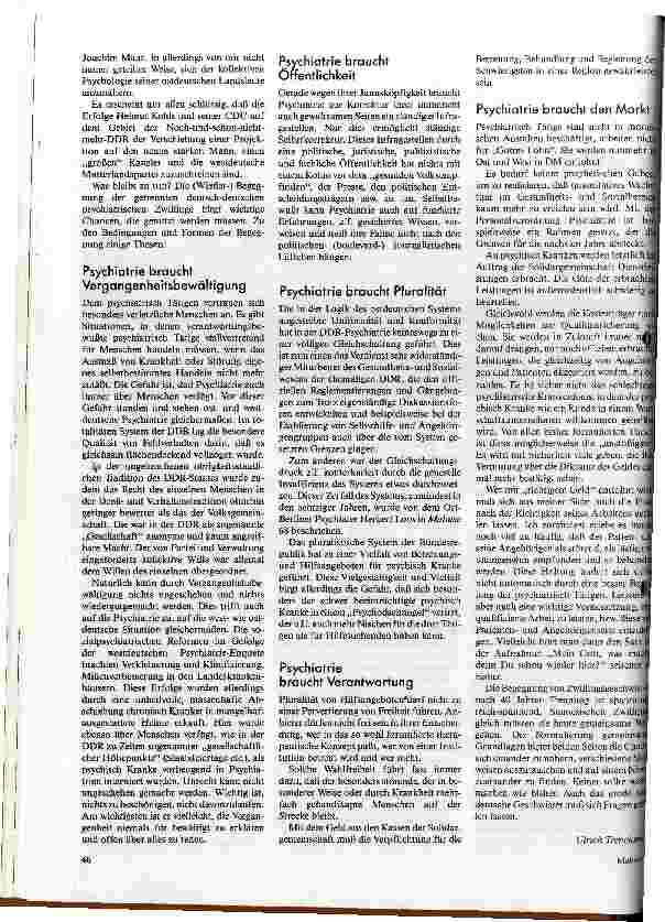 Vorschauseite 3: Zwillinge Perspektiven der Psychiatrie in Deutschland