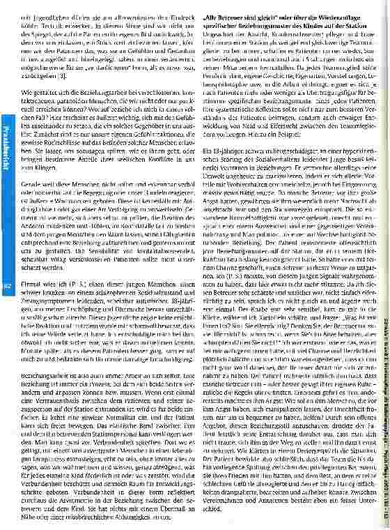 Vorschauseite 3: Krankenpflege als Beziehungspflege in der stationären Kinderund Jugendpsychiatrie