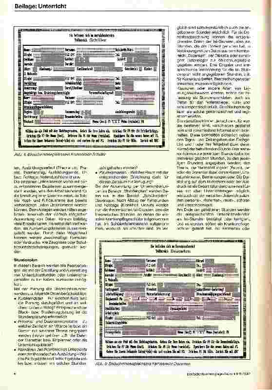 Vorschauseite 5: Computer in Krankenund Kinderkrankenpflegeschulen Anwendungen einer EDV-Anlage in Krankenpflegeschulen