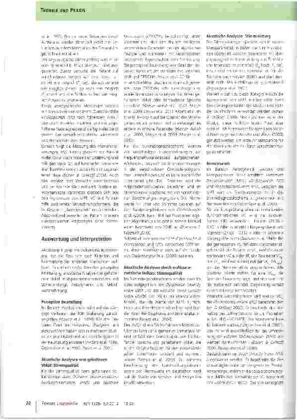 Vorschauseite 3: Moderne Stimmdiagnostik