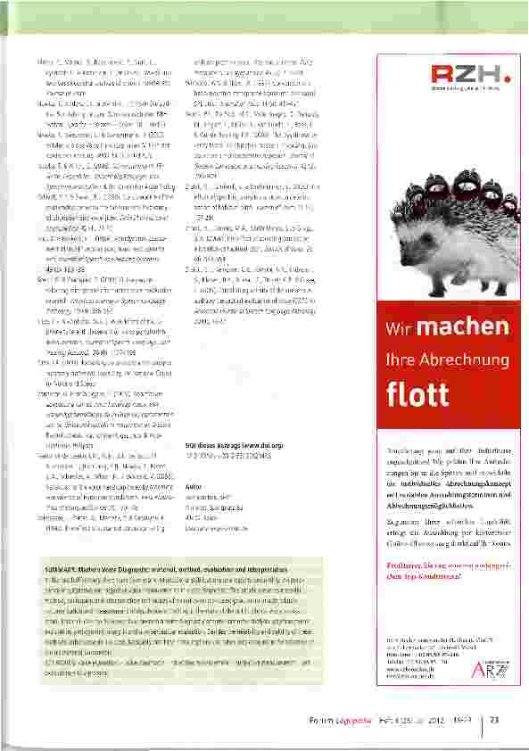 Vorschauseite 6: Moderne Stimmdiagnostik