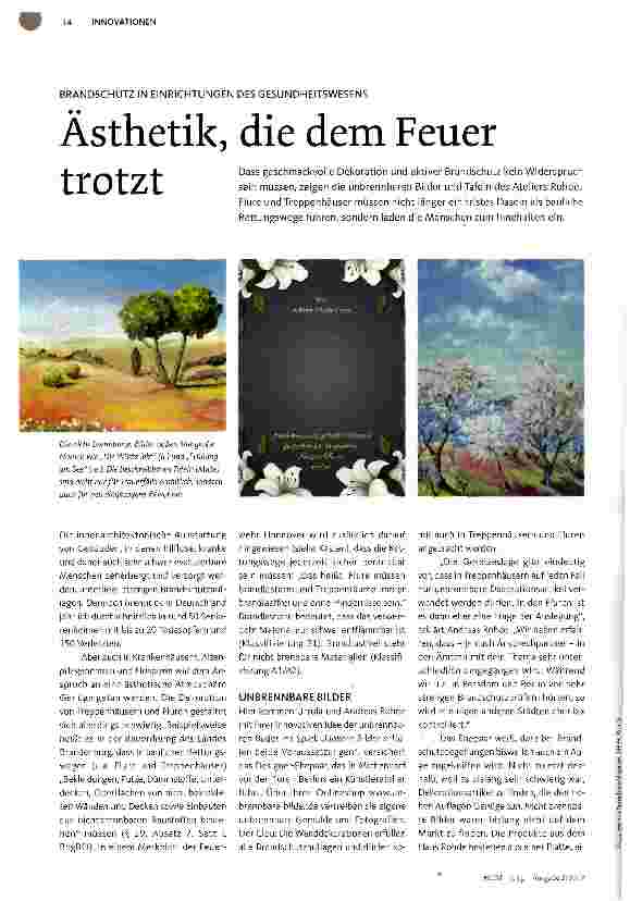 Vorschauseite 1: Ästhetik, die dem Feuer trotzt
