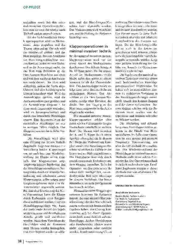 Vorschauseite 3: Modern ist minimal-invasiv