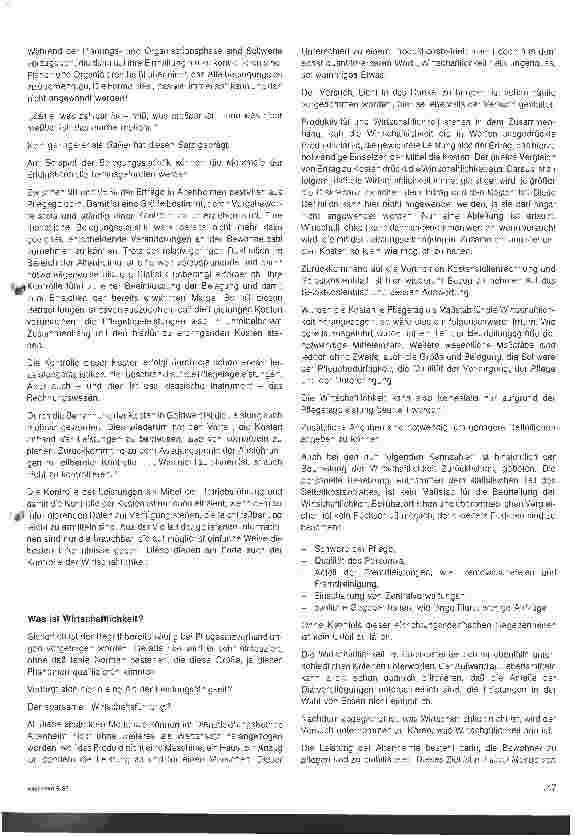 Vorschauseite 4: Wirtschaftlichkeit als Mittel der Betriebsführung