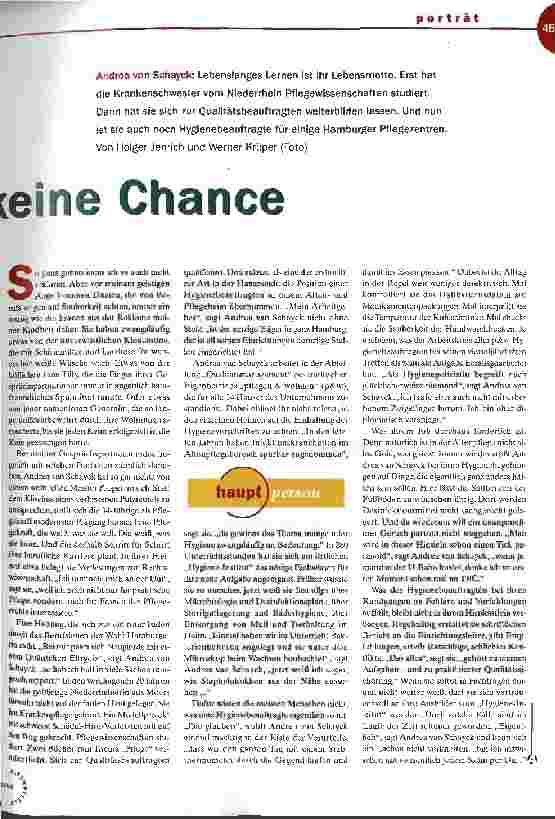 Vorschauseite 2: Den Keimen keine Chance