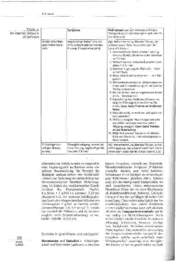 Vorschauseite 2: Hilfe, eine Schwangere- Kommen Kinder von alleine? der peripartale Notfall