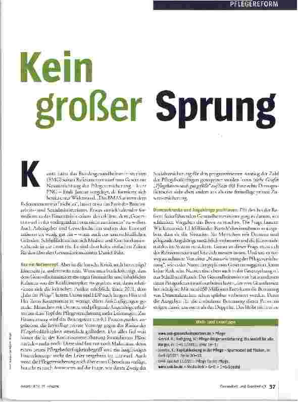 Vorschauseite 2: Kleiner Schritt kein großer Sprung