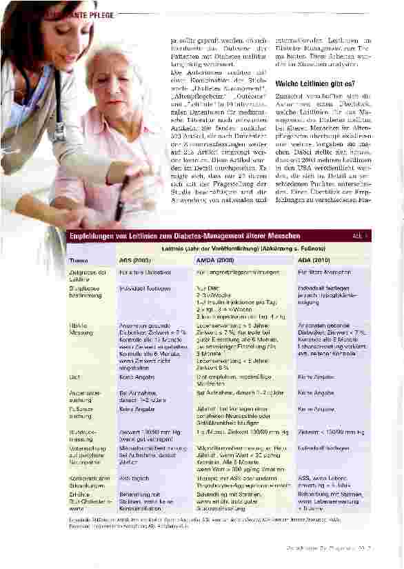 Vorschauseite 2: Heimbewohner mit Diabetes optimal betreuen