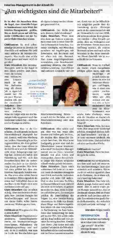 Vorschauseite 1: Am wichtigsten sind die Mitarbeiter!
