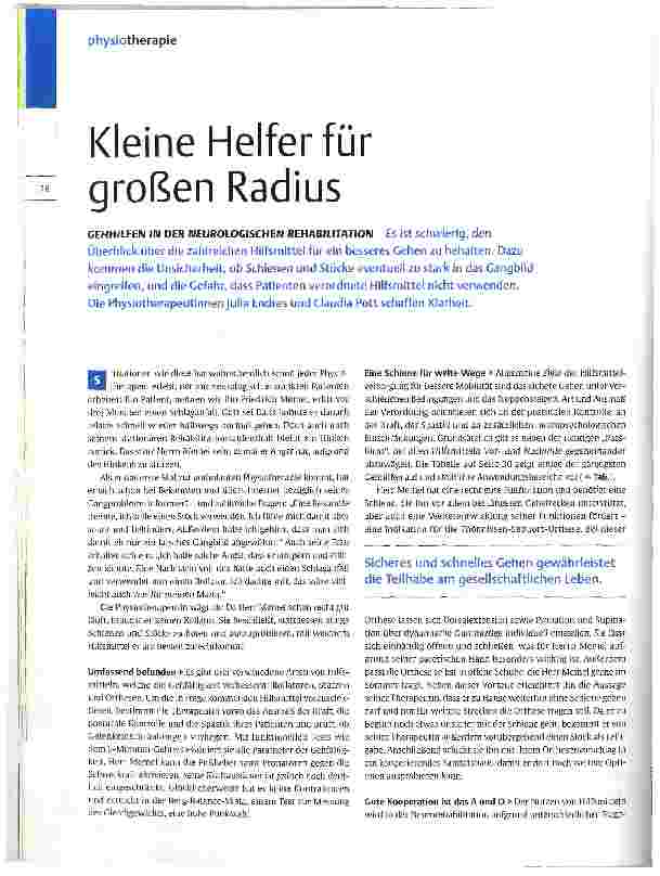 Vorschauseite 1: Kleine Helfer für großen Radius