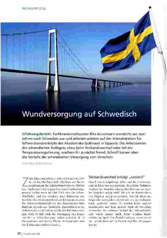 Vorschauseite 1: Wundversorgung auf Schwedisch