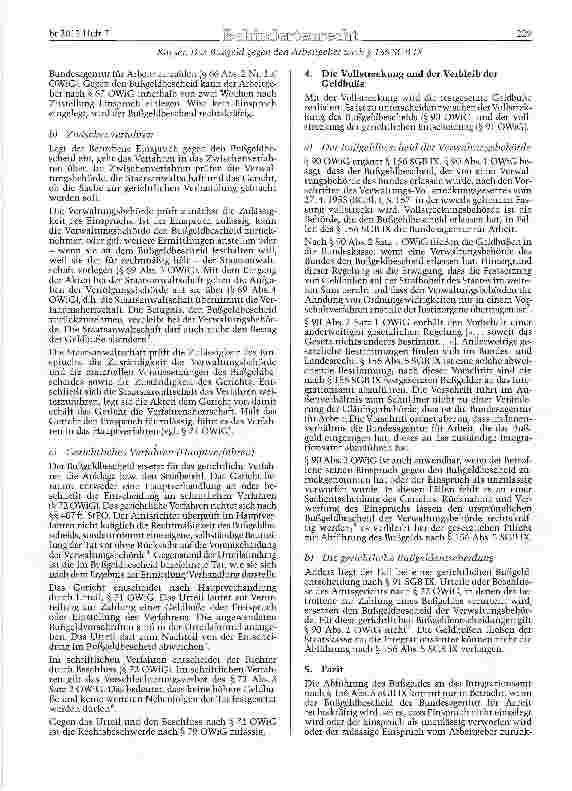 Vorschauseite 2: Das Bußgeld gegen den Arbeitgeber nach § 156 SGB IX