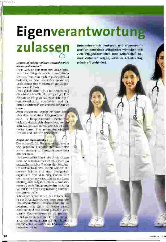 Vorschauseite 1: Eigenverantwortung zulassen