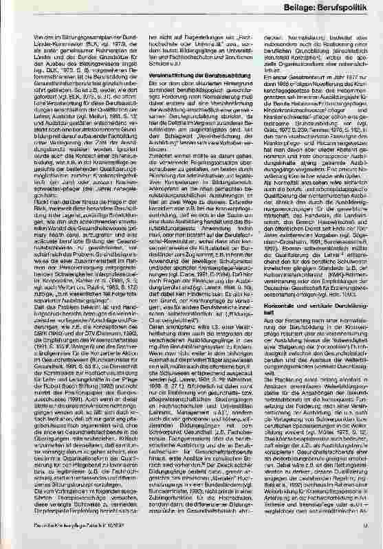 Vorschauseite 5: Berufsbildung in den Pflegeberufen - berufspädagogische Diagnose und Therapie