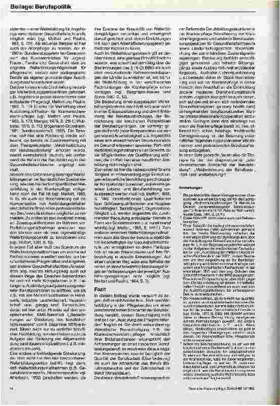 Vorschauseite 6: Berufsbildung in den Pflegeberufen - berufspädagogische Diagnose und Therapie
