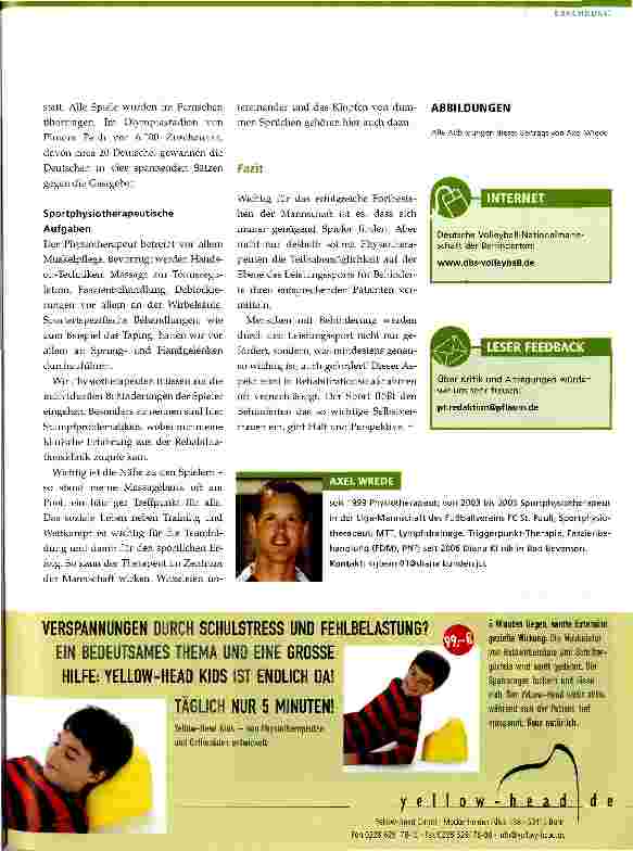 Vorschauseite 3: Deutsche Volleyball-Nationalmannschaft der Behinderten