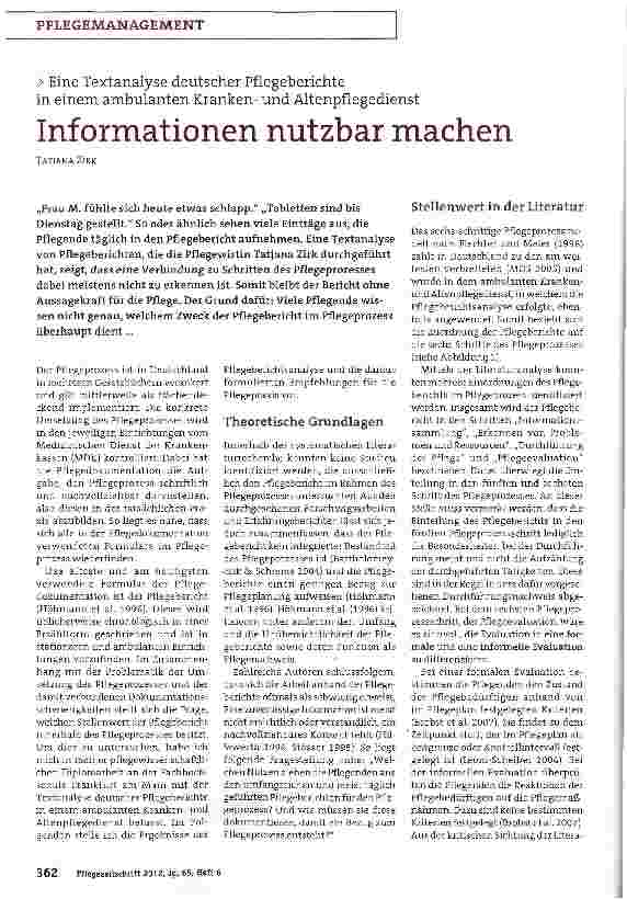 Vorschauseite 1: Informationen nutzbar machen