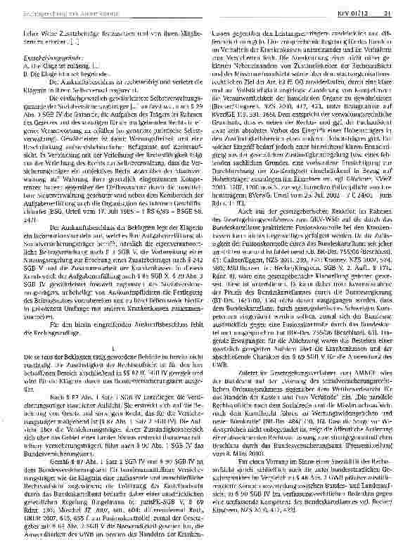 Vorschauseite 2: Rechtsprechung mit Anmerkungen