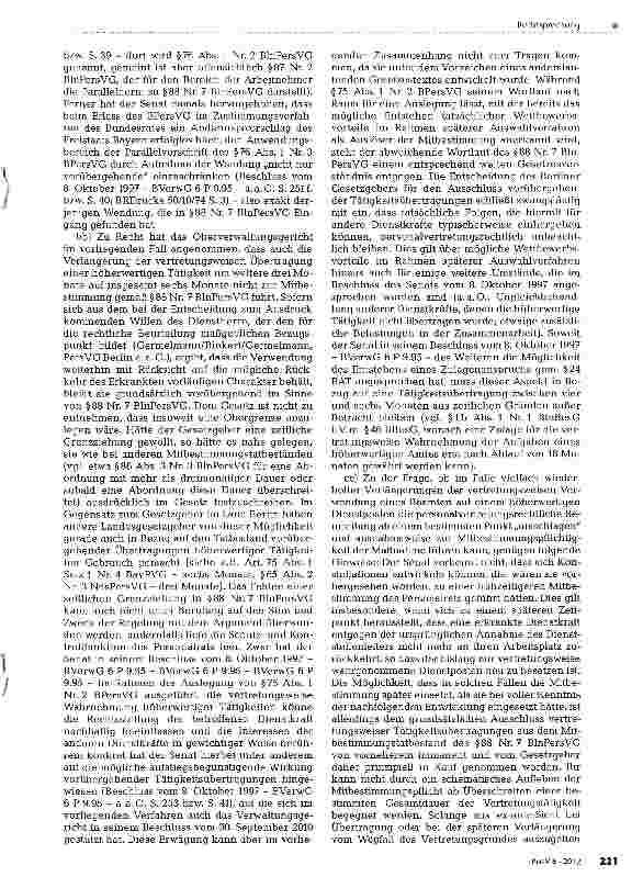 Vorschauseite 2: Mitbestimmung bei vorübergehender Übertragung höherwertiger Tätigkeiten