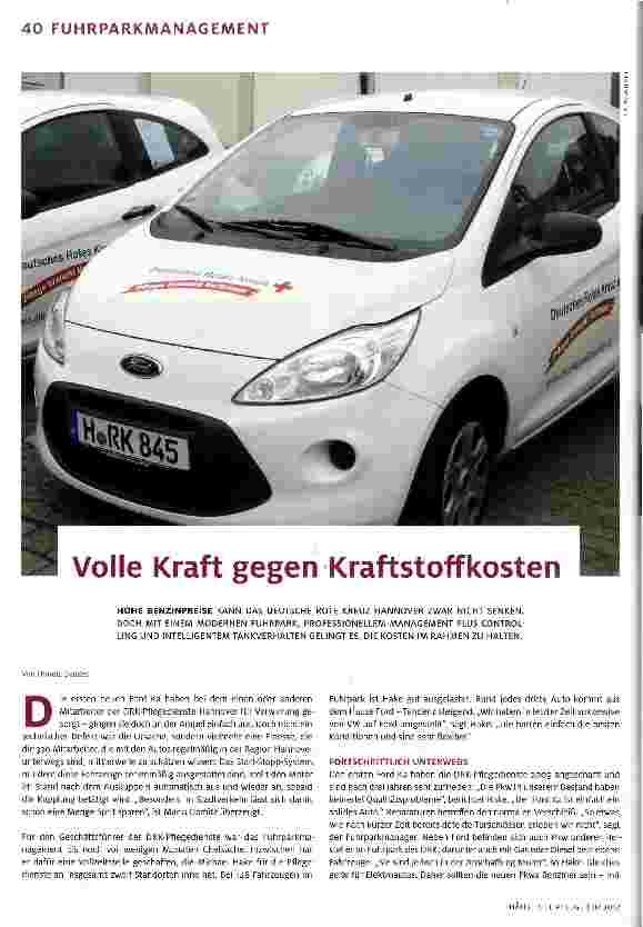 Vorschauseite 1: Volle Kraft gegen Kraftstoff kosten