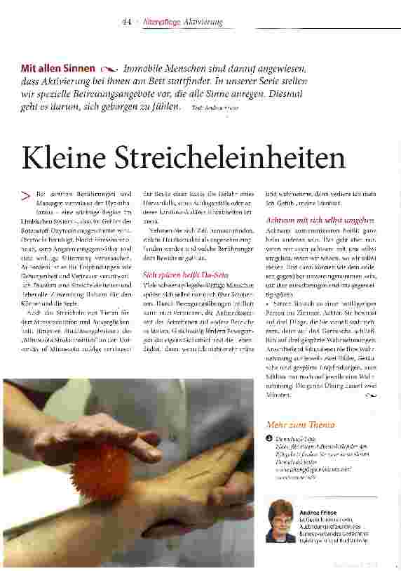 Vorschauseite 1: Kleine Streicheleinheiten