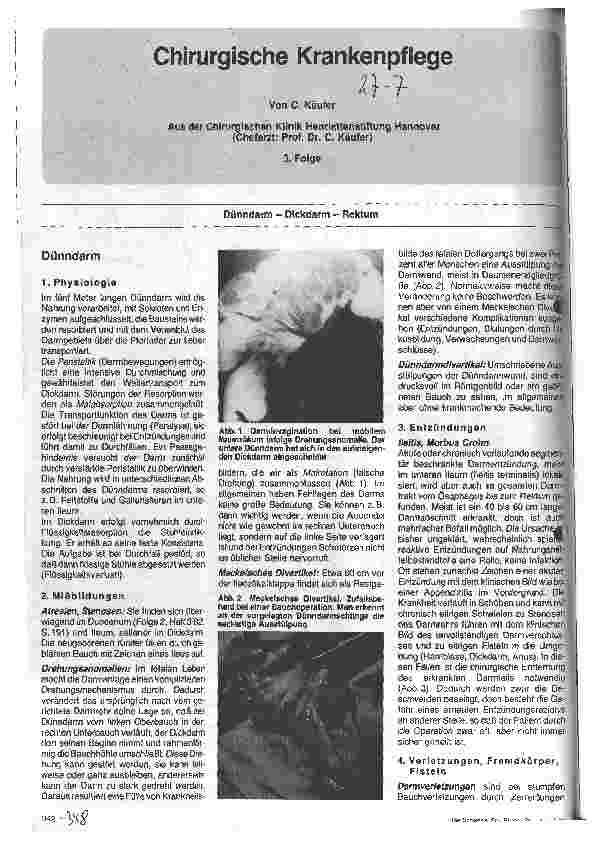 Vorschauseite 1: Chirurgische Krankenpflege