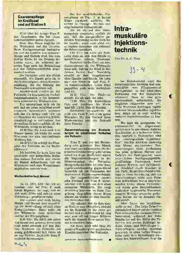 Vorschauseite 1: Intramuskuläre Injektionstechnik
